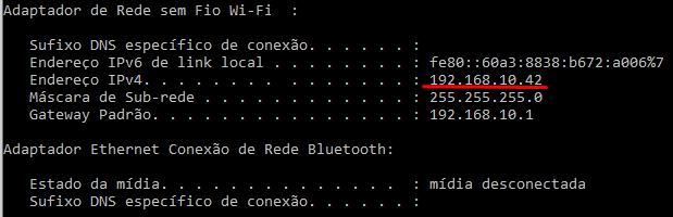 Endereço > IPv4